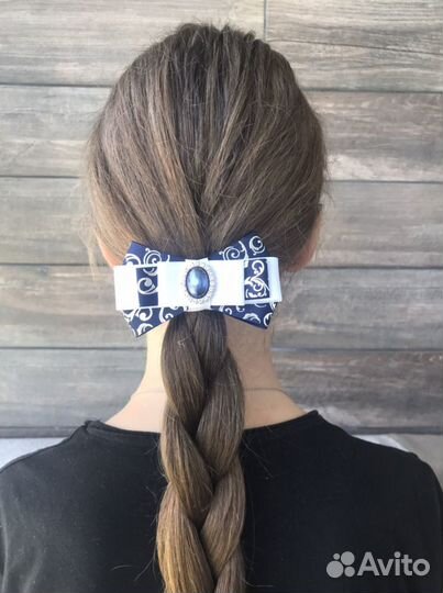 Школьные бантики (резинка для волос)