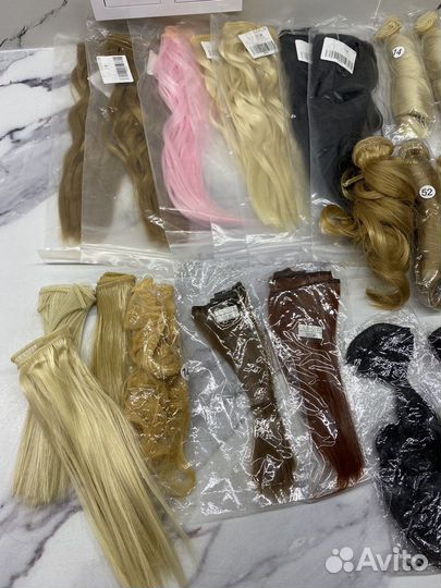 Трессы для кукол, волосы для кукол