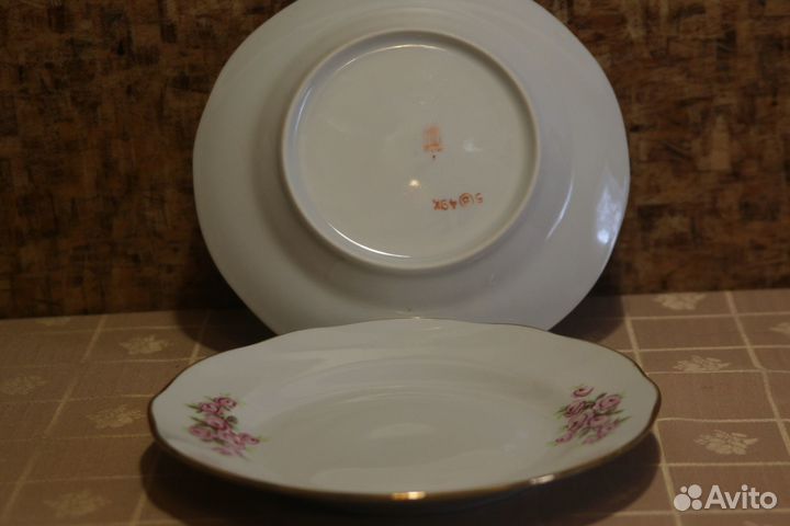 Кофейный сервиз и тарелки Рига