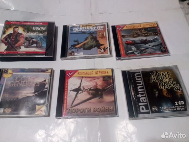 Компьютерные игры на дисках для п/к