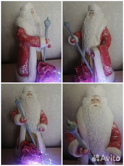 Ватные елочные игрушки