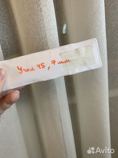 Пинцет для наращивания ресниц изогнутый