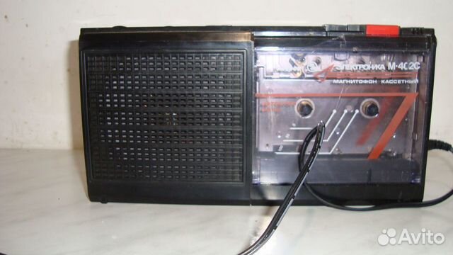 Кассетный магнитофон электроника м-402 с