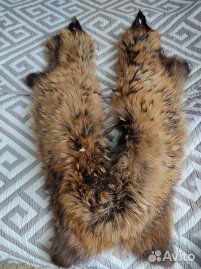 Воротник из енота