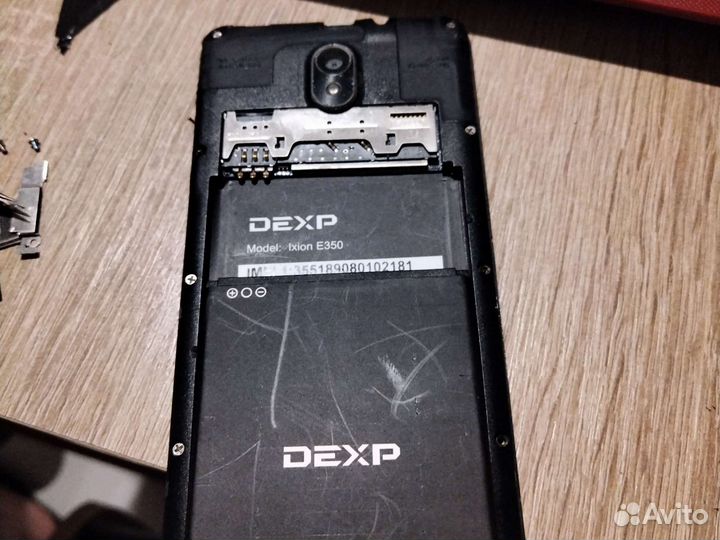 Dexp ixion e350 на запчасти (рабочая плата)