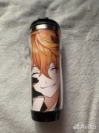 Термо кружка с Тартальей genshin inmact