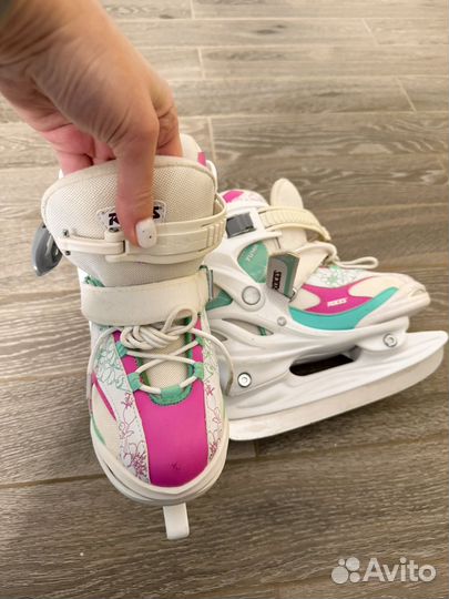 Фигурные коньки Roces раздвижные р. 30-35