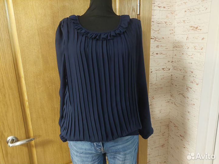 Блузка нарядная плиссированная Турция вискоза