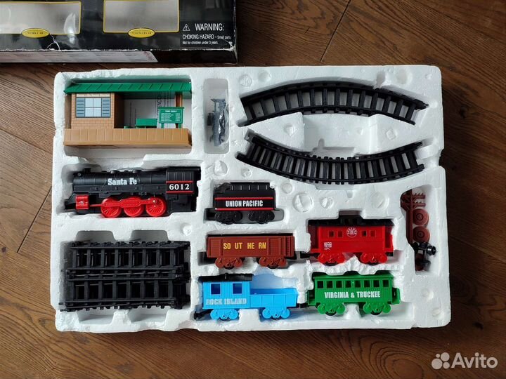 Железная дорога Eztec Santa Fe 54 части батарейки