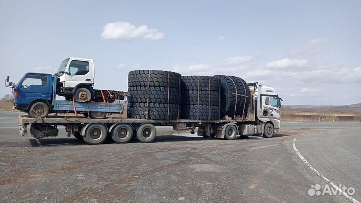 Перевозки тралом негабаритных грузов от 300 км