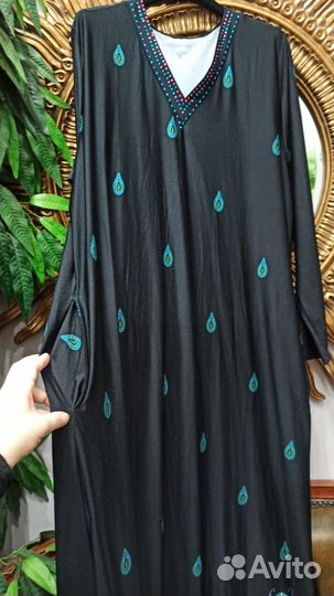 Длинное платье 56-58 р etro италия эластан