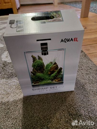 Аквариум-куб Aquael Shrim Set Day& Nigt 20литров
