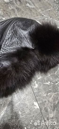 Шапка ушанка женская натуральный мех