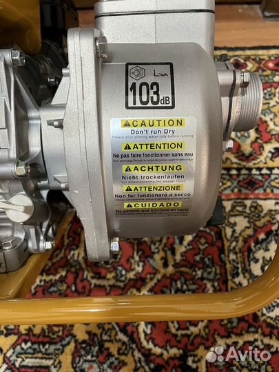 Мотопомпа бензиновая Caiman TP36EX