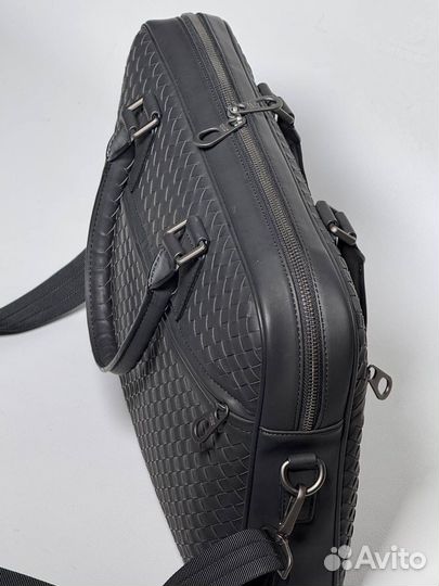 Мужской кожаный портфель Bottega Veneta