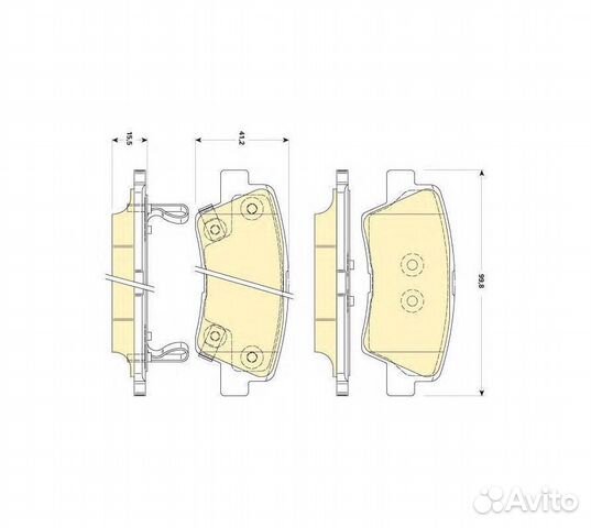 Колодки тормозные hyundai solaris 10/sonata V (NF) купить в Москве ...