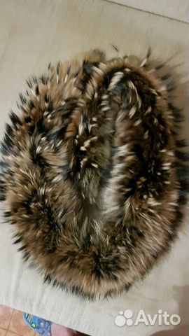 Воротник из енота