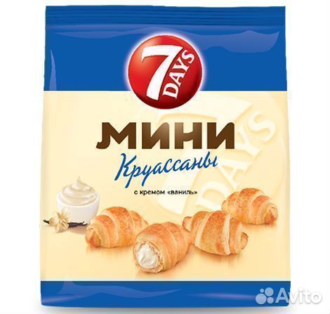 Опт - Круассан 7 Days Мини с кремом Ваниль 300г