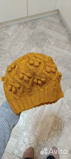 Беретка вязаная р.57-58
