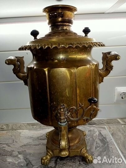 Самовар на дровах старинный