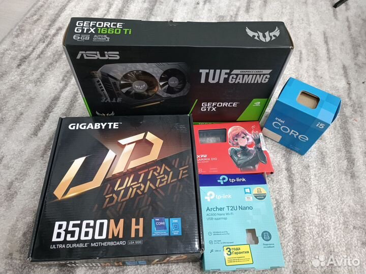 Мощный пк i5-11400F/GTX 1660ti 6гб/DDR 4 16гб/SSD