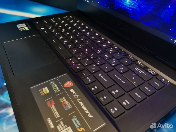 Мощный игровой MSI на i7 10750H / RTX3070 / 144 Гц