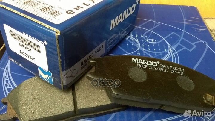 Колодки торм.пер. hyundai Accent 1.3-1.5