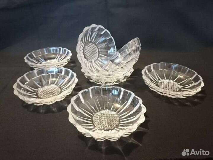 Хрусталь, стекло, мельхиор, посуда, рюмки СССР