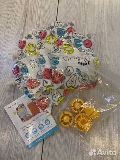 Многоразовые пакеты для детского пюре