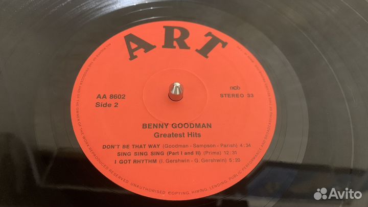 Benny Goodman – Greatest Hits LP