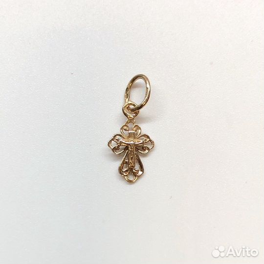 Золотой крест 585 пробы
