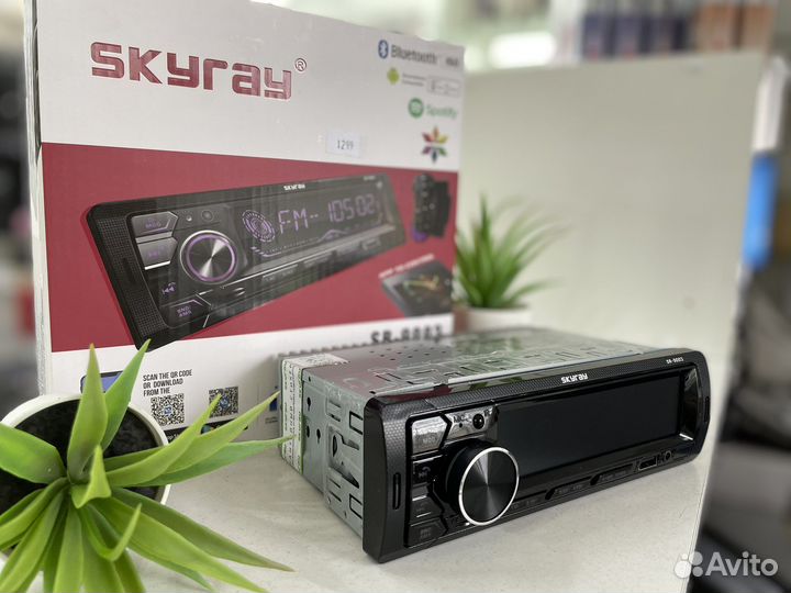 Магнитола однодиновая SkyRay (новая, гарантия)