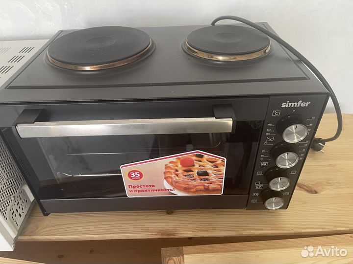 Электропечка бу с варочной панелей