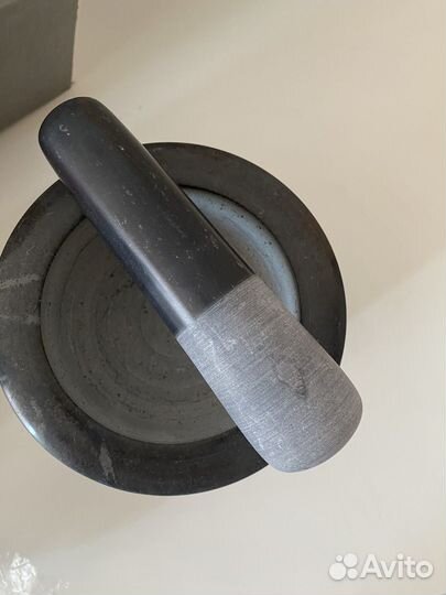 Ступка мраморная с пестиком новая