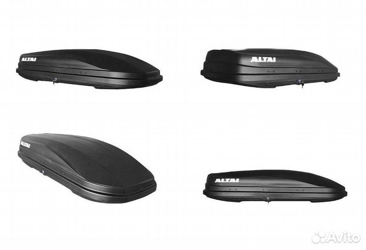 Багажник на крышу, бокс Carl Steelman 197см. Черны