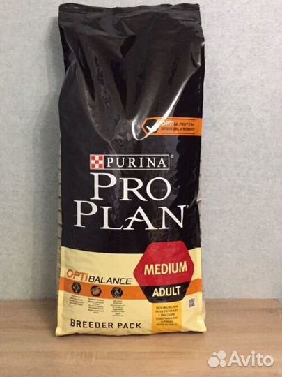 Pro Plan с курицей для взрослых собак 18 кг