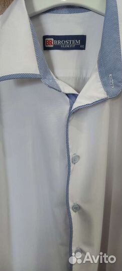 Рубашка белая для мальчика 164