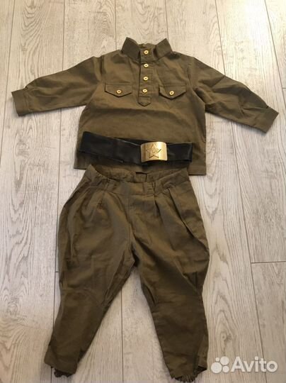 Детский военный костюм для мальчика 80-86
