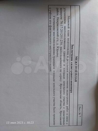 Участок 9,5 сот. (СНТ, ДНП)