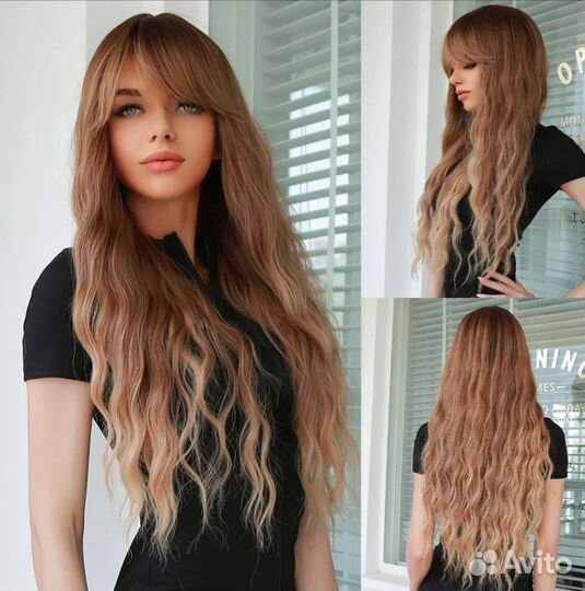 Парик длинный, спиральные локоны. Красивый, новый