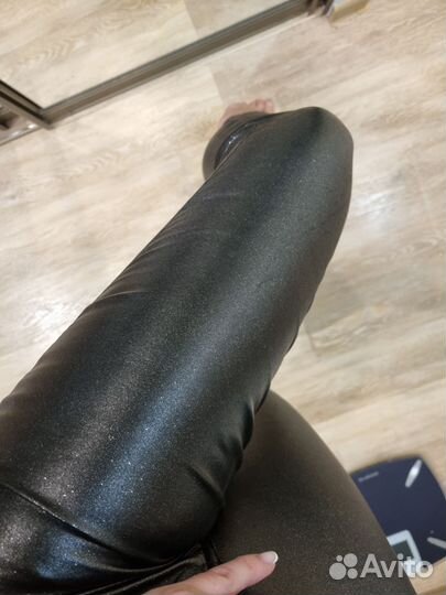 Кожаные лосины calzedonia