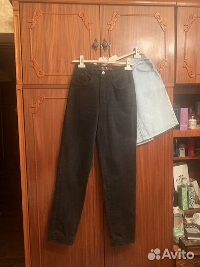 Джинсы и юбка, оригинал, винтаж, в идеале