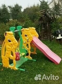 Детский игровой комплекс с горкой