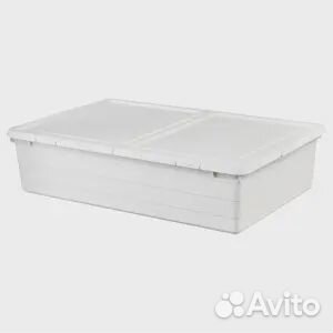 Sockerbit соккербит Контейнер с крышкой, белый, 50