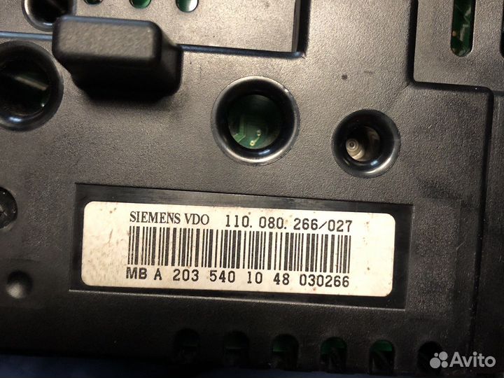 Панель приборов w203 дизель
