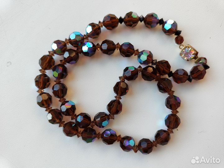 Бусы советских времён Чехословакия винтаж