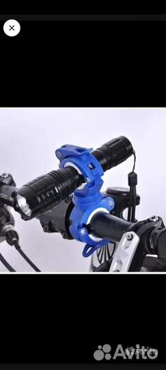 Крепление для фонарика насоса и пр