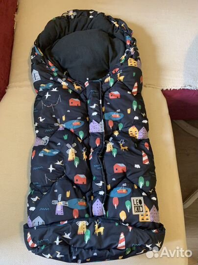 Зимний конверт в коляску, на санки