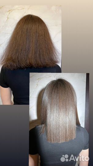 Кератиновое выпрямление, ботокс, холодный уход