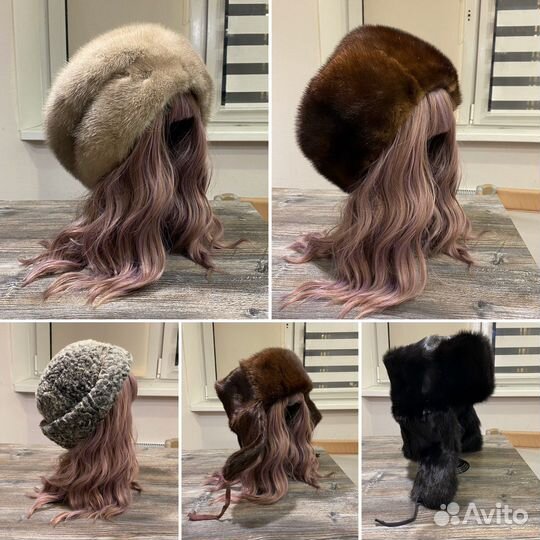 Шапка зимняя меховая ушанка женская мужская мех